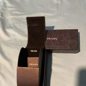 Prada eyeglasses and case only (no eyeglasses)